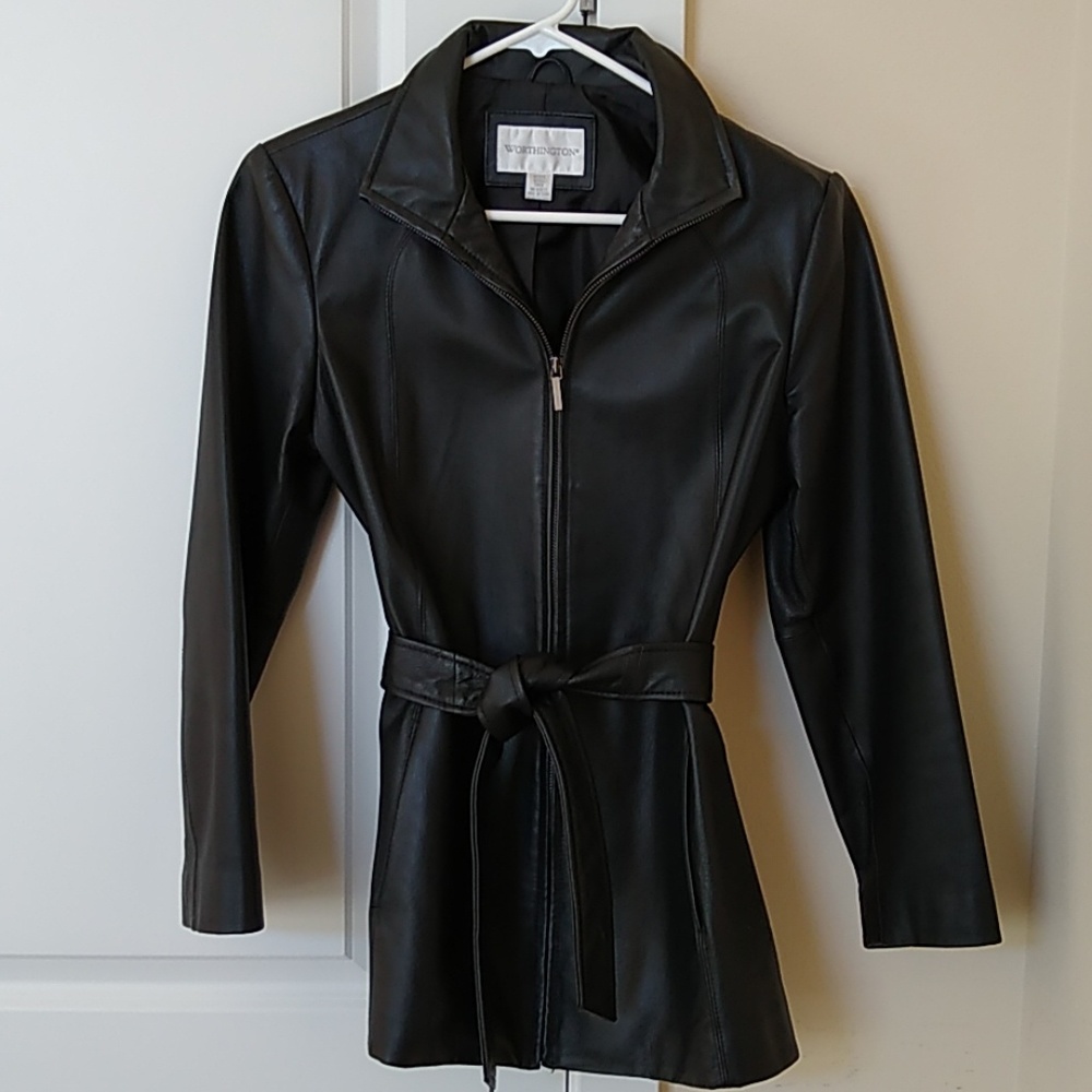 Leather jacket
